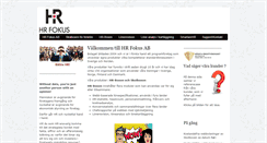 Desktop Screenshot of hrfokus.se